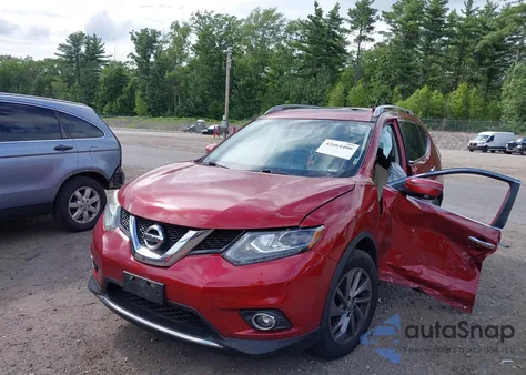 2016 Nissan Rogue Sl из США, поврежденный, VIN 5N1AT2MV7GC781133